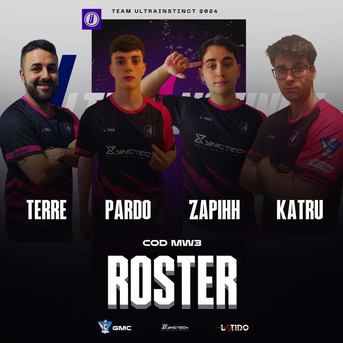 #PRESENTACION | Call of Duty

Se vino la bomba, se vino la locura💣

Es un honor presentar a nuestros guerreros para #MW3 y pelear por llevarnos la <a href="/SecreTournament/">Secret Tournament</a> 🔥

🔫<a href="/Zapihh/">gon</a> 
🔫<a href="/TeRReMoToBG/">TeRReMoTo</a> 
🔫@enri_lv 
🔫<a href="/dpardo22_/">ParDo</a> 

💼@Juddith01 
💼<a href="/Aliciamar1711/">MissSnip</a> 

#FeelUltraInstinct