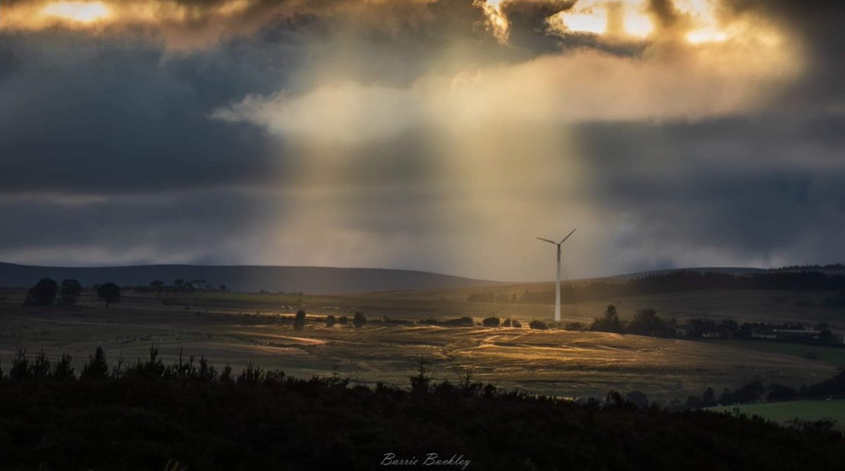 Light rays breaking through up in the Sperrins #photography #landscape @WeatherCee @barrabest @bbcniweather