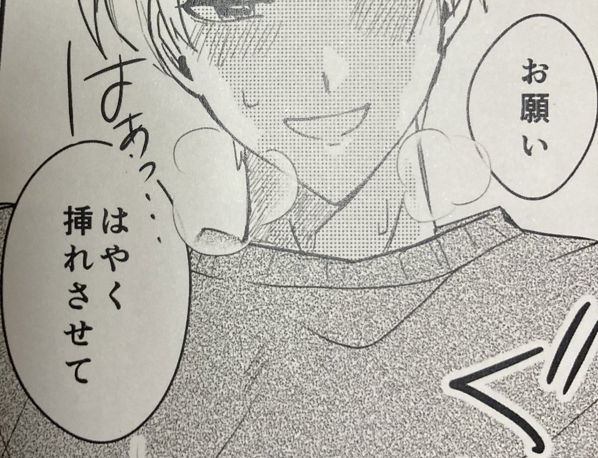 ふと自分が出した同人誌読み返したけど好きな子いじめたい小学生攻め、「いれさせてもらってる」マインドでへりくだる攻め、やっぱりすきだ....😭😭 