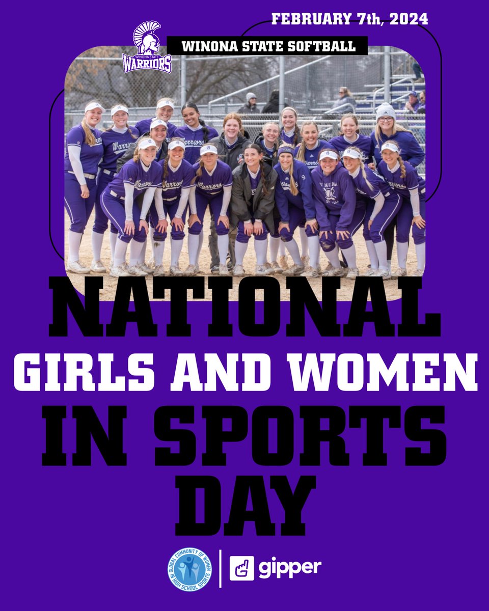 Thank you to the women who have paved the way for our next generation of girls and women in sports, especially our Warrior women! #NGWSD2024