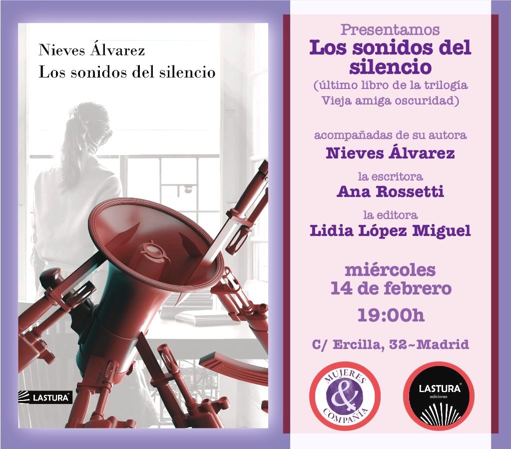 LibreFeminista's tweet photo. La semana os esperamos en la presentación de 
"Los sonidos del silencio" 
el último libro de una trilogía 
vertebrada en torno a los recuerdos de una niña y de  los años de  posguerra en un pueblo pequeño de Ávila.
@Lasturaedition 
#HERstoria https://t.co/nTAF3eOafT