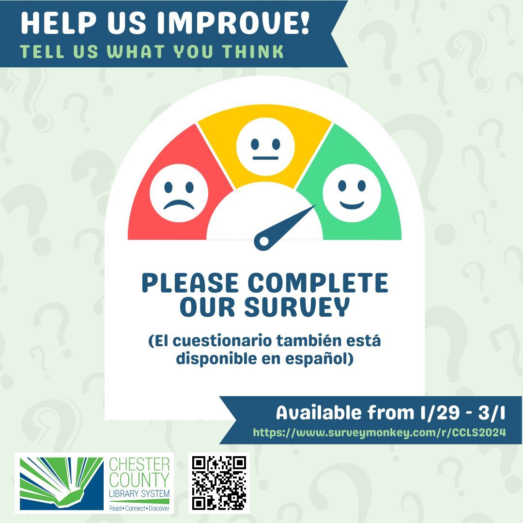 We'd love to hear your feedback! Please help us improve your library experience by taking this brief customer satisfaction survey: buff.ly/42sbAcc. Thank you for your time and be assured that your responses will be kept anonymous. We appreciate your help.