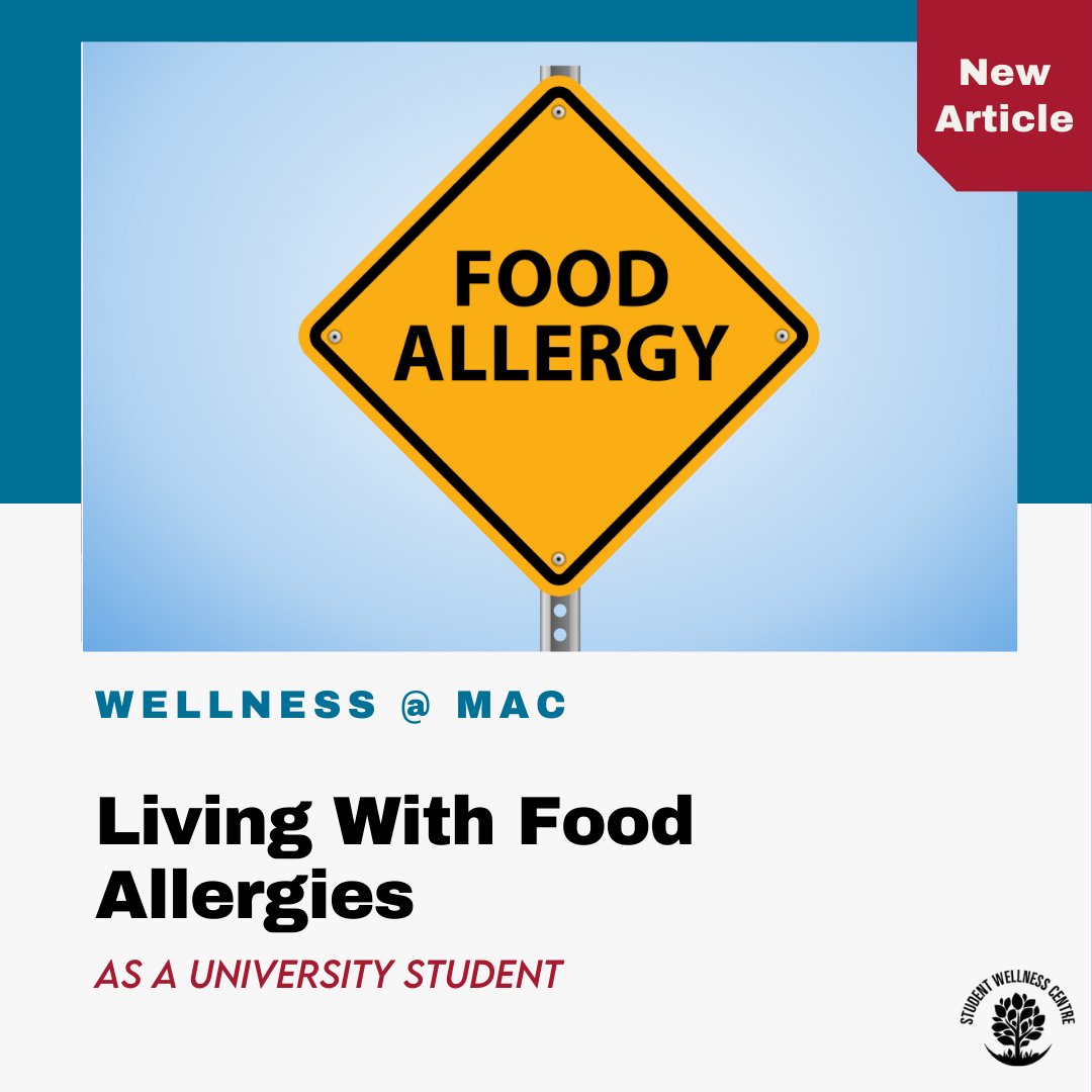 Read our most recent Wellness @ Mac blog post "Living with Food Allergies as a University Student". 

wellness.mcmaster.ca/living-with-fo…