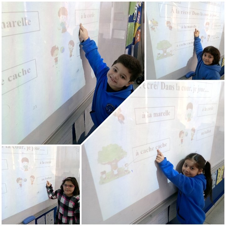 Familiariser les élèves avec les activités de la récréation.
Diversifier les activités afin de rendre l'apprentissage plus amusant.
Thème:Vive l'école!
Classe:E.B.1
Fle en action
<a href="/DanaAl141986/">Dana Al</a> 
<a href="/MakAishaSchool/">MakAishaSchool</a>