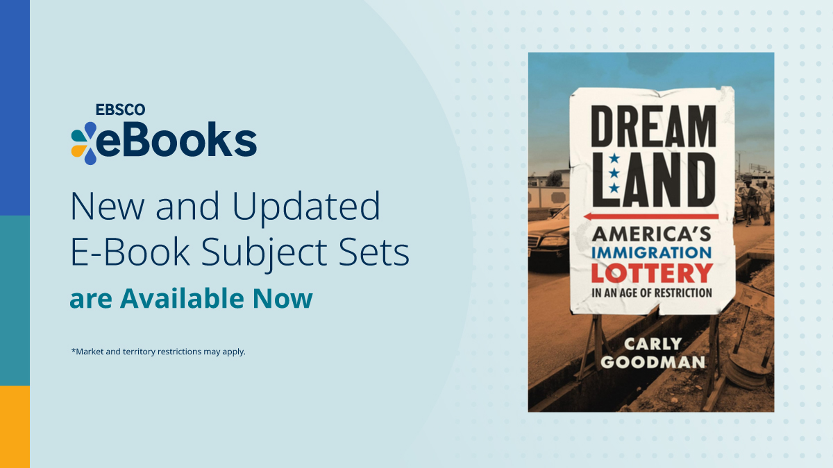 EBSCO's tweet image. The newly updated EBSCO eBooks American Contemporary Issues Subject Set is now available in EBSCOhost Collection Manager (ECM),  on a variety of contemporary issues like immigration and disinformation. 

Browse here: m.ebsco.is/ugw93

#medicallibrary #ebooks
