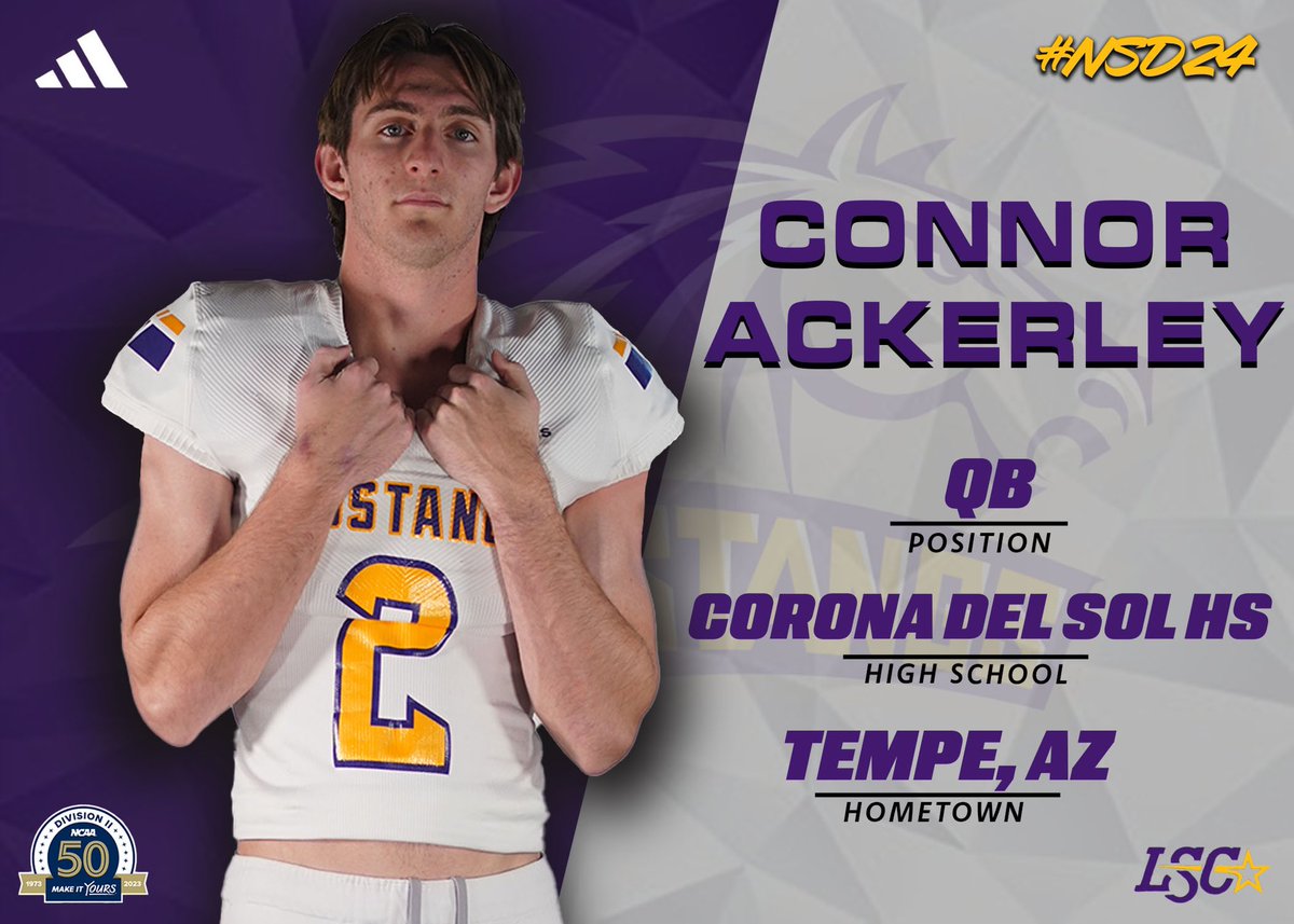 Welcome to Silver City @ConnorAckerley 🐎 | Connor Ackerley 🏈 | Quarterback 🟣 | Corona del Sol High School 🟡 | Tempe, AZ #RareBreed #Mustangs