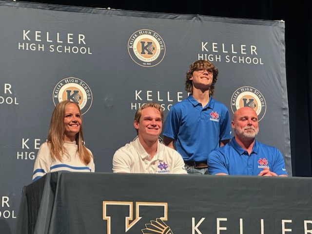 Congratulations to Drew Roberts for signing to play baseball at North Central Texas College. @KISDAthletics @MrsSimmonsKHS @KHSParentFball @KHSBooster