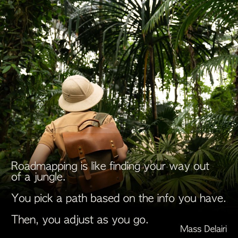 Ask these questions if you need to create a roadmap:
- What stage of growth the company is in?
- Do I have a full list of ranked priorities?
- Who should I align with?
- Do I know the overall company objectives clearly?
- Are there any critical milestones?