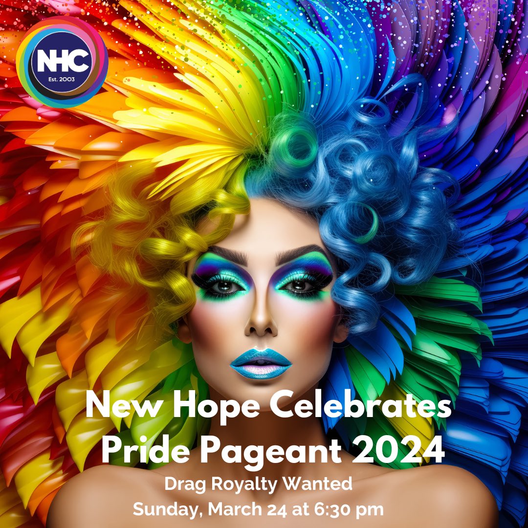nhcelebrates's tweet photo. We have 4 drag queens & kings confirmed for our 4th Annual #NewHopeCelebrates Pride Pageant! That means there’s only 4 spots left 👑 This year, our theme is #GlamazonReignForrest 🦧🐒🦁🐯🐗🐺 🦥🦍🐘🦜🦎🐍🦋 #DragRoyalty should apply here: https://t.co/gzXJI1Jj1T #PridePageant https://t.co/lq51bZpq8Q