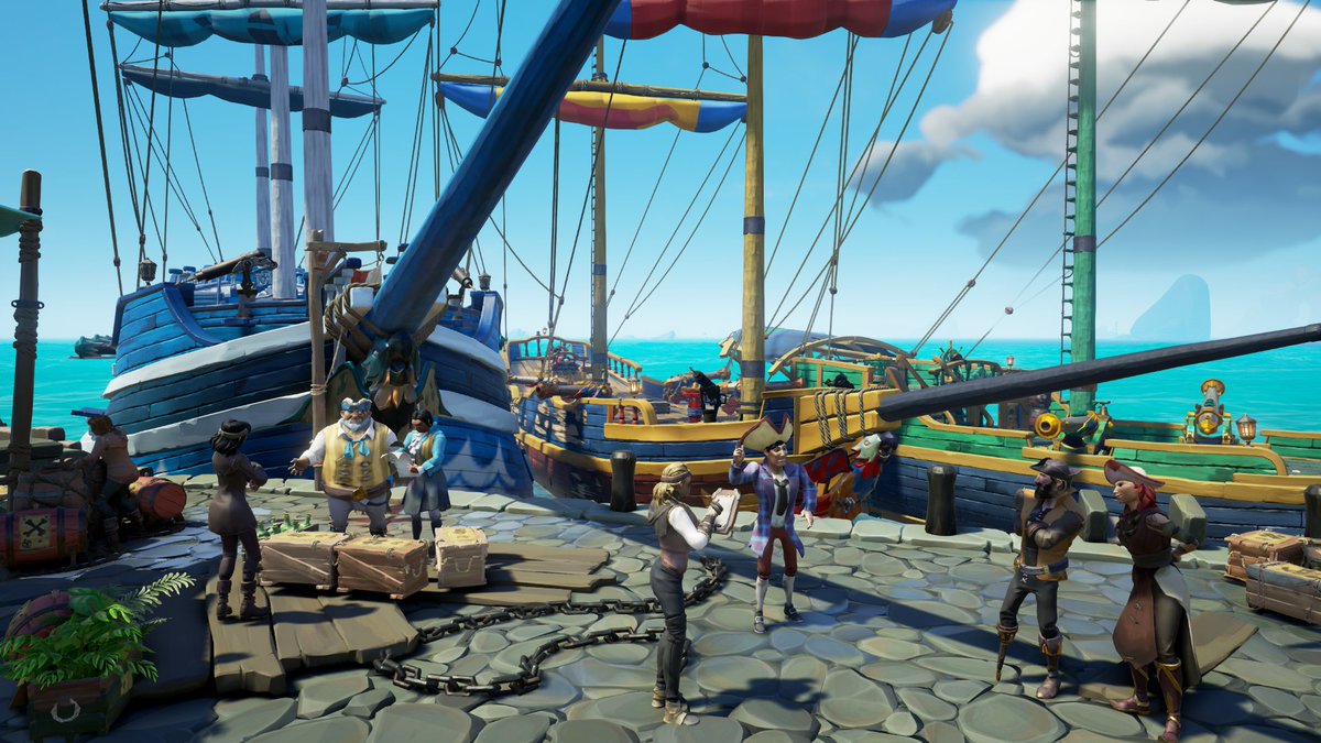 A successful sale at the right harbour.   

Theme: Trading Companies 
#SoTShot <a href="/SeaOfThieves/">Sea of Thieves</a>