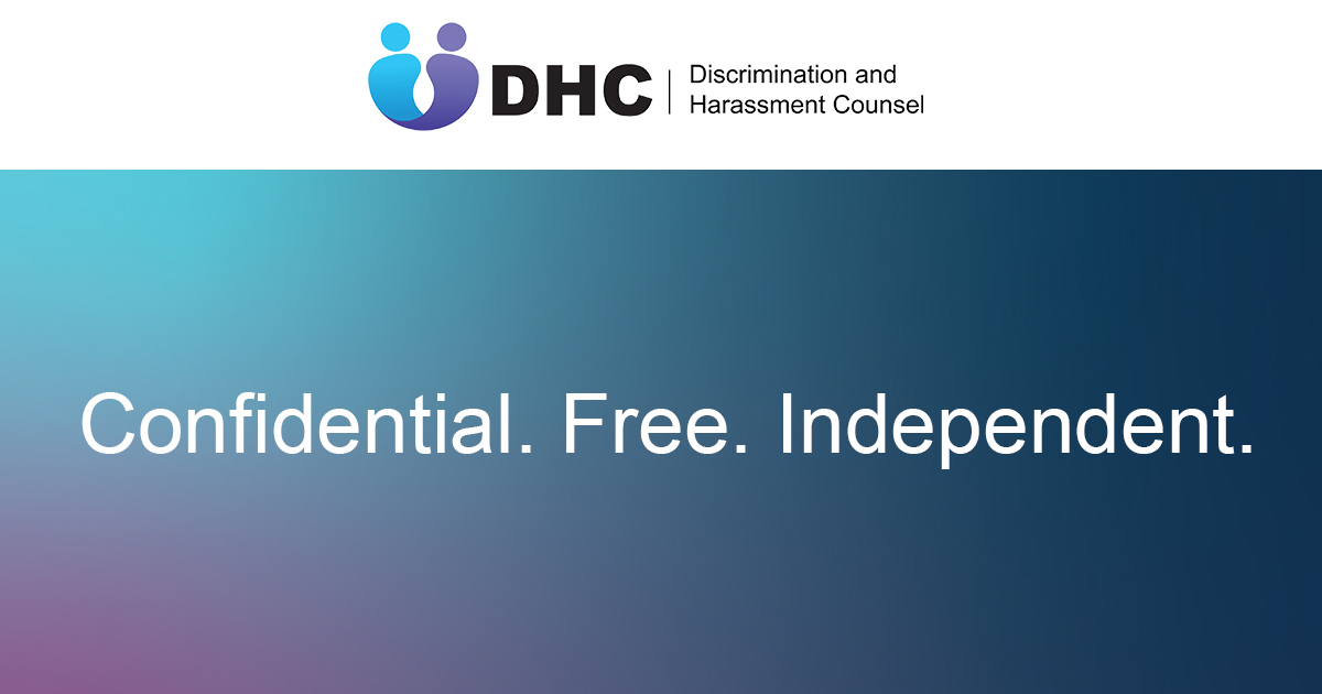 The #DHC confidentially assists anyone who may have experienced discrimination or harassment by a lawyer or paralegal, based on the grounds prohibited by the @OntHumanRights Code. Learn more: LSO.ca/DHC