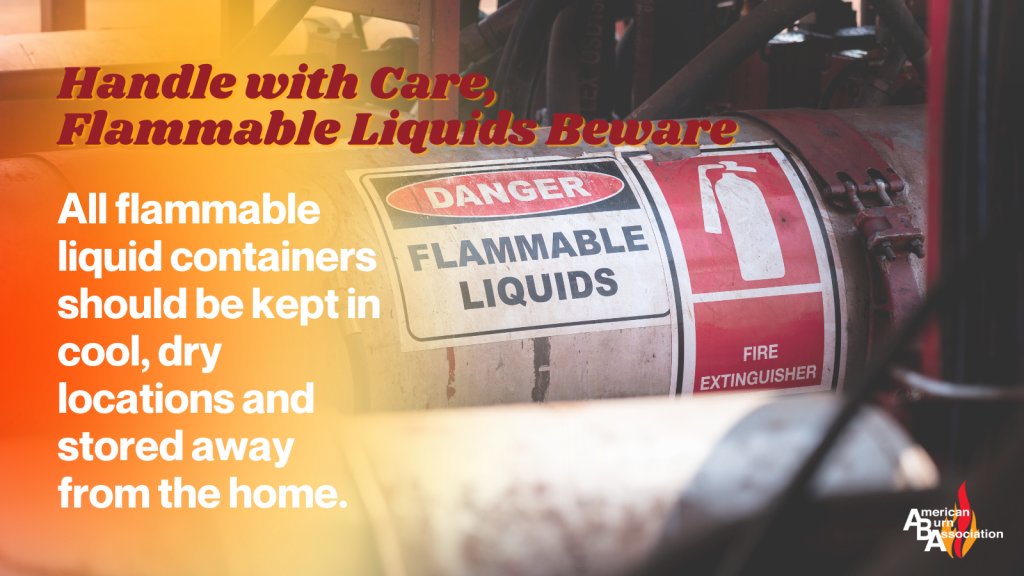 National Burn Awareness Week Remember to never • use gasoline as a cleaning fluid or solvent • store gasoline in the house • dispense gasoline into a portable container while it is located inside the vehicle or pickup truck bed Visit: ow.ly/Lp7K50Qwz0H