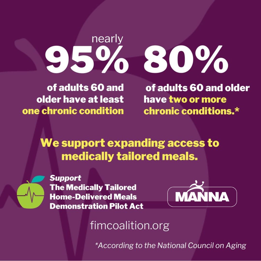 Along with @fimcoalition, we’re proud to support the Medically Tailored Home-Delivered Meals Demonstration Pilot Act. Thank you to Dwight Evans (D-PA) and Brian Fitzpatrick (R-PA) for being original co-sponsors of the Bill. More at fimcoalition.org/mtm-pilot-act-… #MTMBill