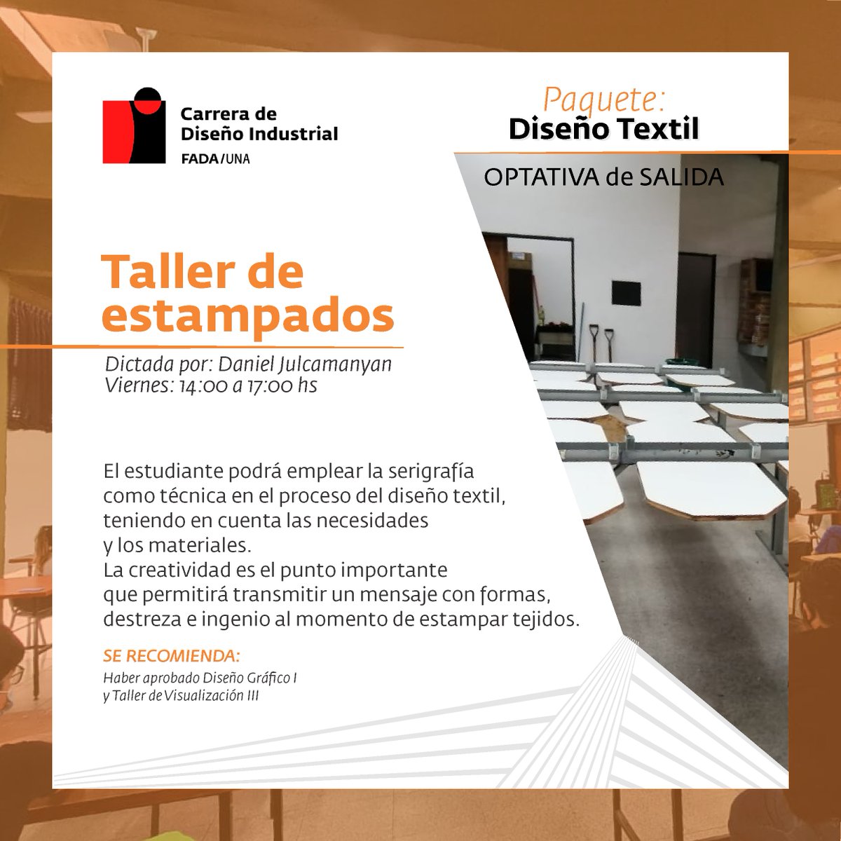 dingrafico's tweet photo. #OPTATIVAS2024 > te presentamos el paquete de Diseño Textil (Optativas de Salida para la Mención en Diseño Gráfico) https://t.co/dcRKJ0Hr4e
