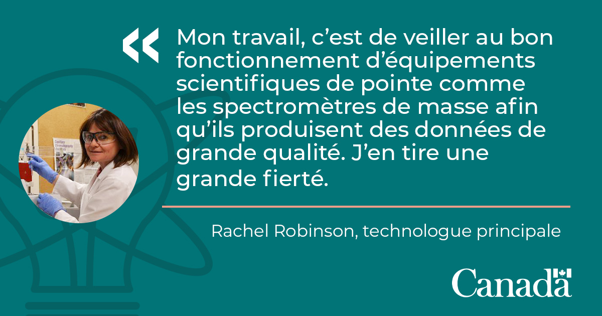 ScienceRNCan's tweet image. Rachel Robinson est technologue principale et chef de laboratoire aux laboratoires de pétrologie et de géochimie organiques de la Commission géologique du Canada à Calgary, où elle soutient la recherche et agit comme mentore auprès du personnel et des étudiants.
#ScienceInclusive