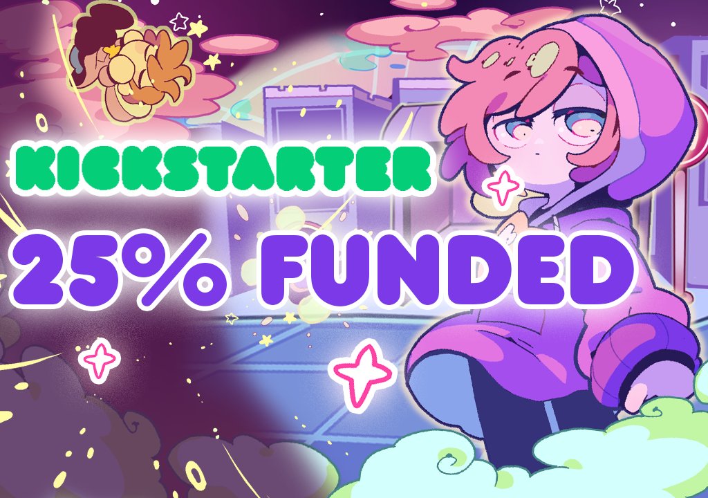 EtherlightMx's tweet photo. Thank you so much to all the backers that made us hit the 25% mark today! 💖 

If you haven't backed Dreamsweeper, now is your chance! 💖🚩

https://t.co/RMu6HSWbAd… 

#indiegame #kickstarter #indiedev #nintendoswitch https://t.co/gUhiU9RyNu