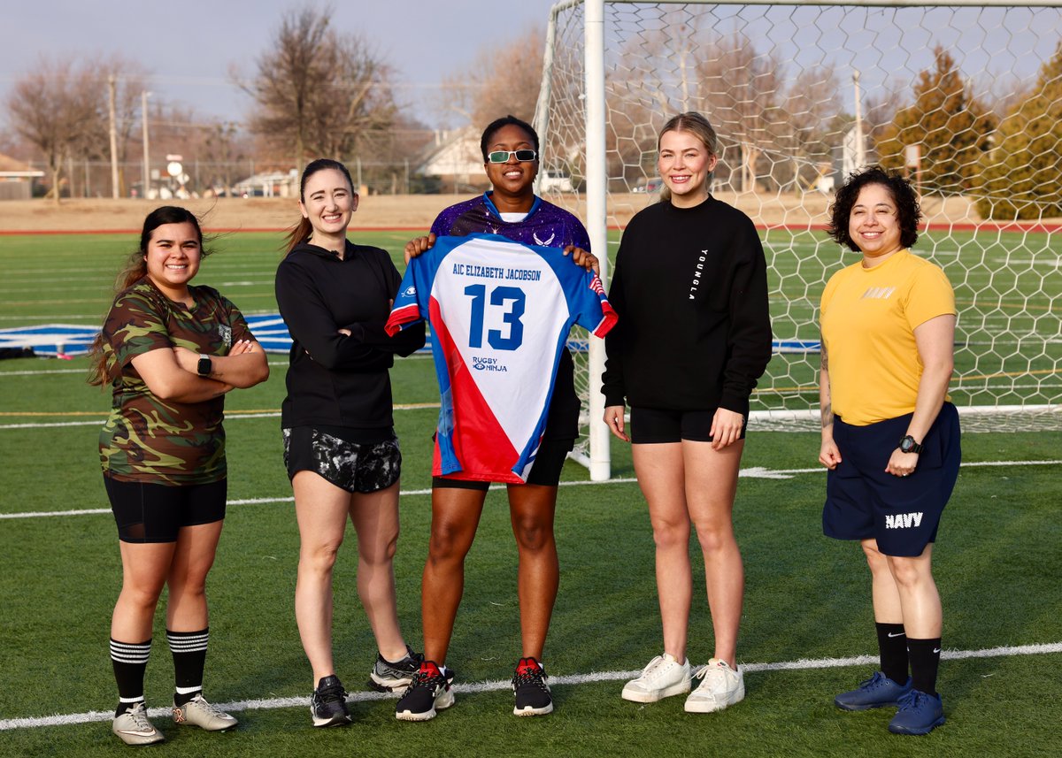 Celebrating National Girls and Women in Sports Day with some of #TeamTinker's finest athletic service members! Here's to empowering women in sports and recognizing their remarkable achievements! #NGWSD #WomenInSports