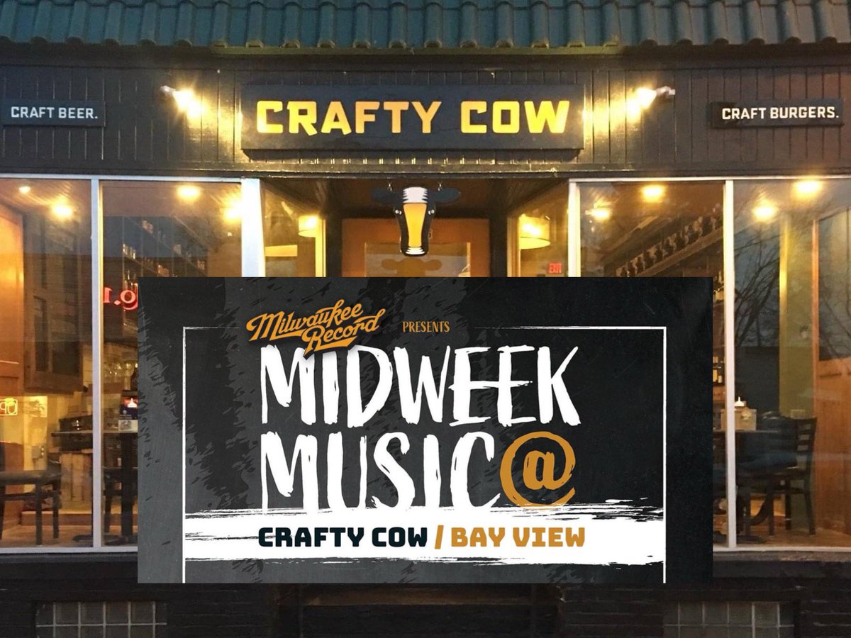 Tonight I’ll be playing @CraftyCowWI in Bay View from 7-8:30 for the “Midweek Music” series by @MilwaukeeRecord. 🤙🏾🎵 Take advantage of tonight’s $4 pints from @ThirdSpaceBrews and the “Cheap Date” special - 2 entrees, a starter, and a dessert for just $37!