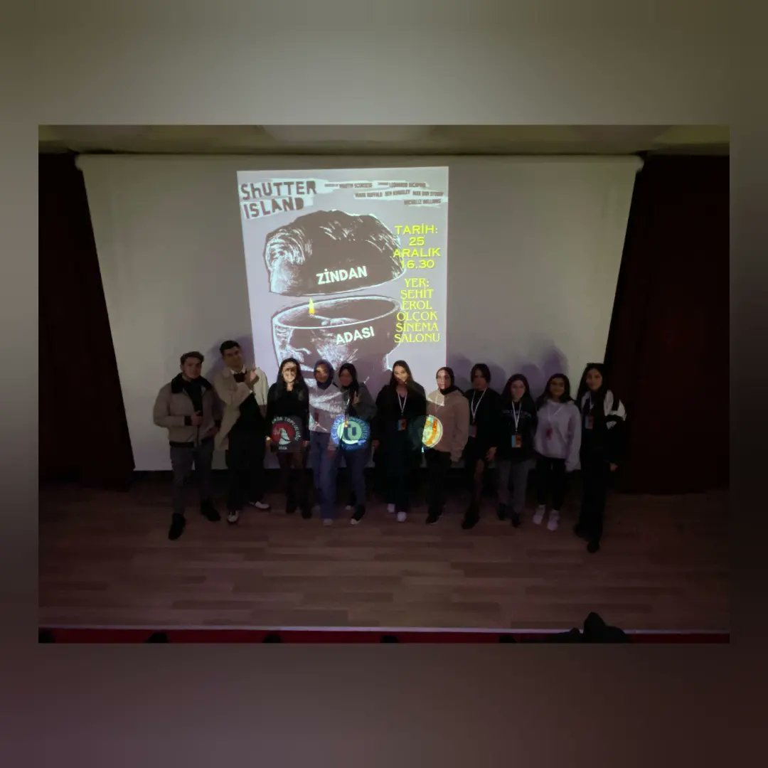 pdrusak's tweet photo. PDR Topluluğu olarak düzenlediğimiz film gününde topluluk üyelerimizle beraber "Zindan Adası" filmini izledik.
Etkinliğe katılım sağlayan tüm arkadaşlarımıza teşekkür ediyoruz. https://t.co/eobP14u6N8