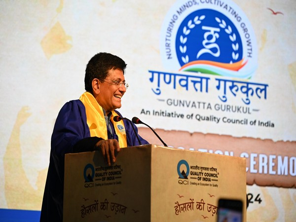 ani_digital's tweet photo. Quality and sustainability to define India's journey to become developed by 2047: Piyush Goyal
Read @ANI Story | https://t.co/fq0QQcxi5F
#PiyushGoyal #India #Qualitycouncil https://t.co/UfXsSXq4nS