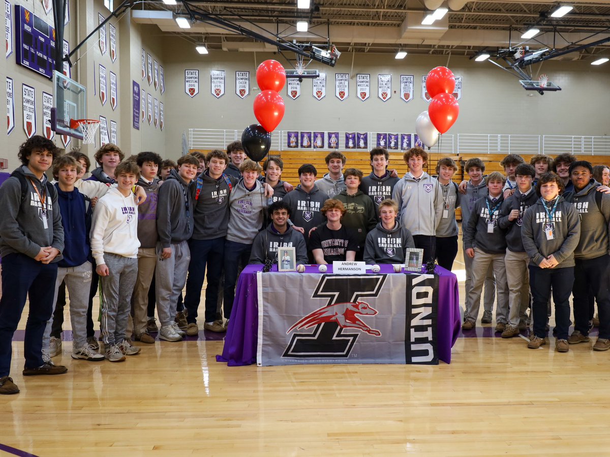 Congratulations to Andrew Hermanson ‘24 on signing to continue his academic and baseball career at the University of Indianapolis! We are so proud of you!