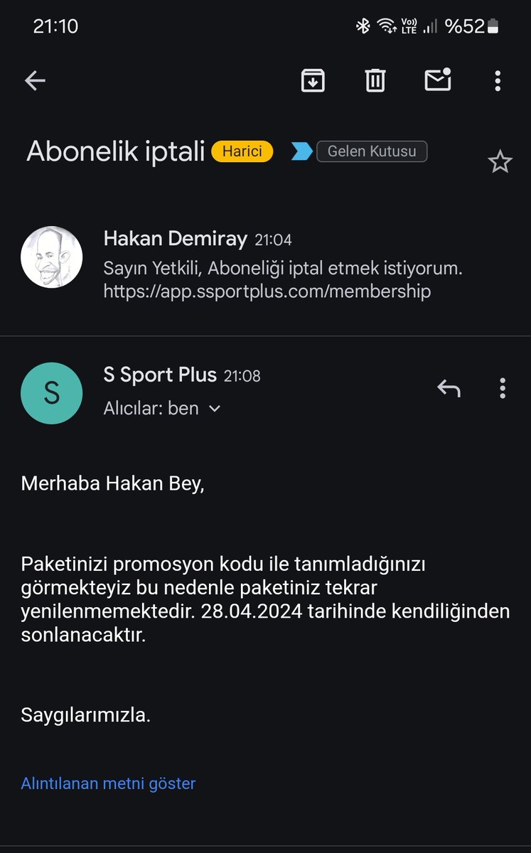 dmRy's tweet photo. Kabul etmeliyim ki sadece 4dk sonra, hem de bu saatte yanıt gelmesini beklemiyordum. Destek hattı hızı konusunda tebrikler @ssporttr ☺️ https://t.co/qVZyOwnuOa