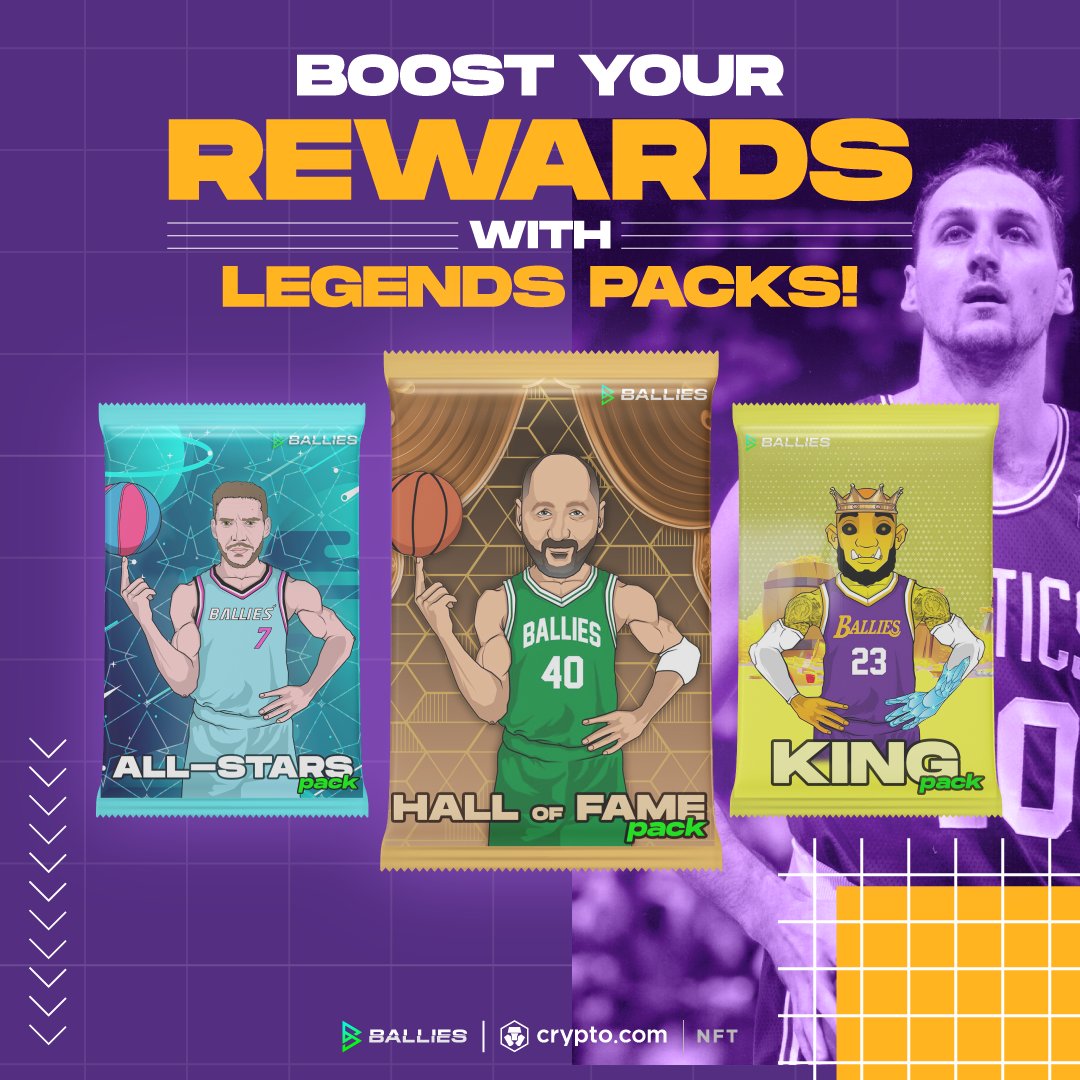 🚀 Legends Packs are not standard PFPs, they are game boosters! ✨

🏀Basketball mobile card game
🏀No wallet needed
🏀1000 users daily
🏀Monthly tournaments 🏆🔥

Start as a rookie, rent a Ballie, get Legends Pack, advance to tournament, win prize 👑

🚀 #CROFam <a href="/cryptocomnft/">Crypto.com NFT</a>