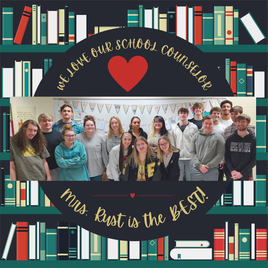 Happy National School Counseling Week!
We love you, Mrs. Rust!
-5th Period English 12