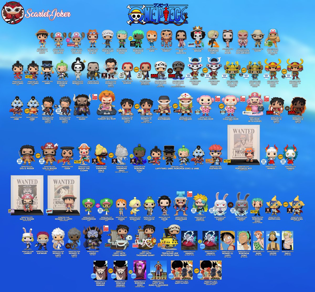 Funko Pop! One Piece Guide v6
#Funko #FunkoPop #OnePiece