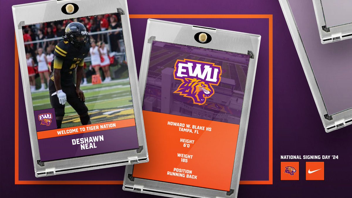 Back down I-4 (or I-75) where we welcome running back DeShawn Neal from Blake HS in Tampa! 
Hudl Link: hudl.com/v/2Lr3C5
#WelcomeToTigerNation! #ComeBallInDuval! #NSD24 #TigerPride!🐅🏈