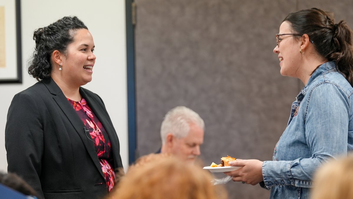 THRCtxst's tweet photo. As always, there's a great turnout at our Health+Resilience Research Network Meeting right now! THRC #FacultyFellow @carolyncphd is sharing her plan to bring more training grants to #txst.
#txstfaculty #txstateresearch https://t.co/SW9dCZ798M