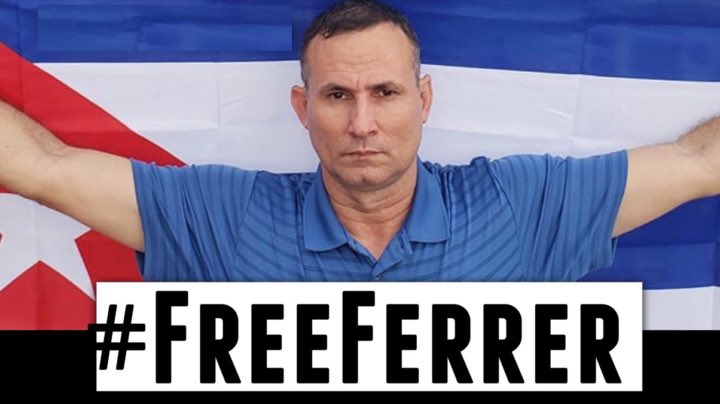 José Daniel Ferrer <a href="/jdanielferrer/">José Daniel Ferrer</a> está preso en #Cuba, su único delito fue salir a manifestarse pacíficamente el 11 de julio del 2021

En prisión ha sufrido tratos inhumanos.
Su vida está en peligro!

No dejemos solos a los #PresosPolíticos!
#PresosPorQué?

<a href="/USEmbCuba/">Embajada de los Estados Unidos en Cuba</a> <a href="/UEenCuba/">Unión Europea en Cuba</a>