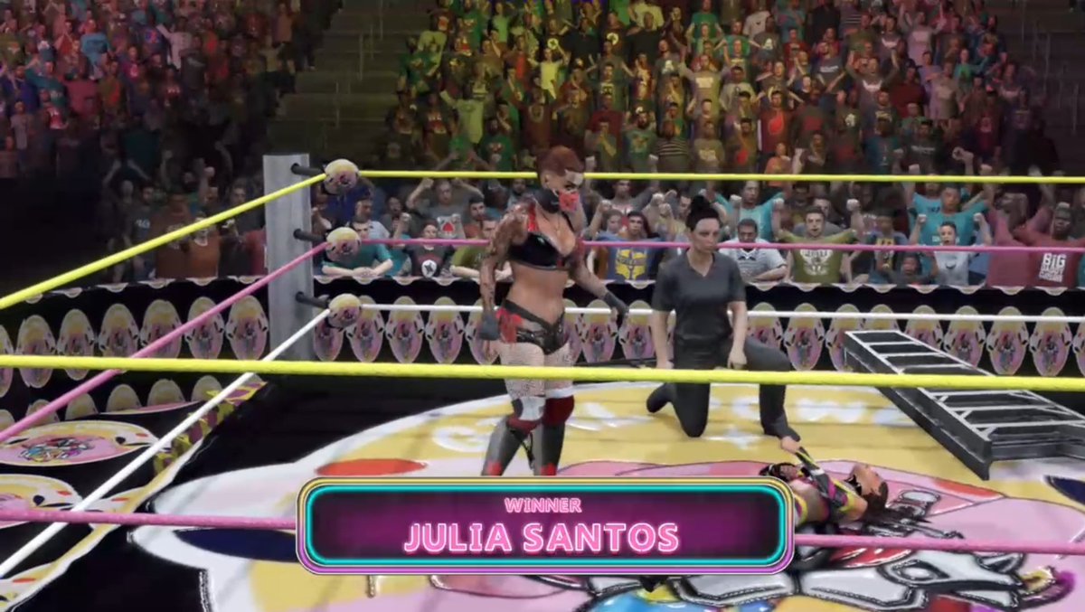 SantosJulia1313's tweet photo. I told you brat @ImLilliana1.... When the playing fields are even.... I win.... Thank you so much for requesting an extreme Rules match... Thank you for letting me show you why I am "the nightmare". Underestimating me was your greatest #graveconsequence -JS https://t.co/uYENVZvvJr