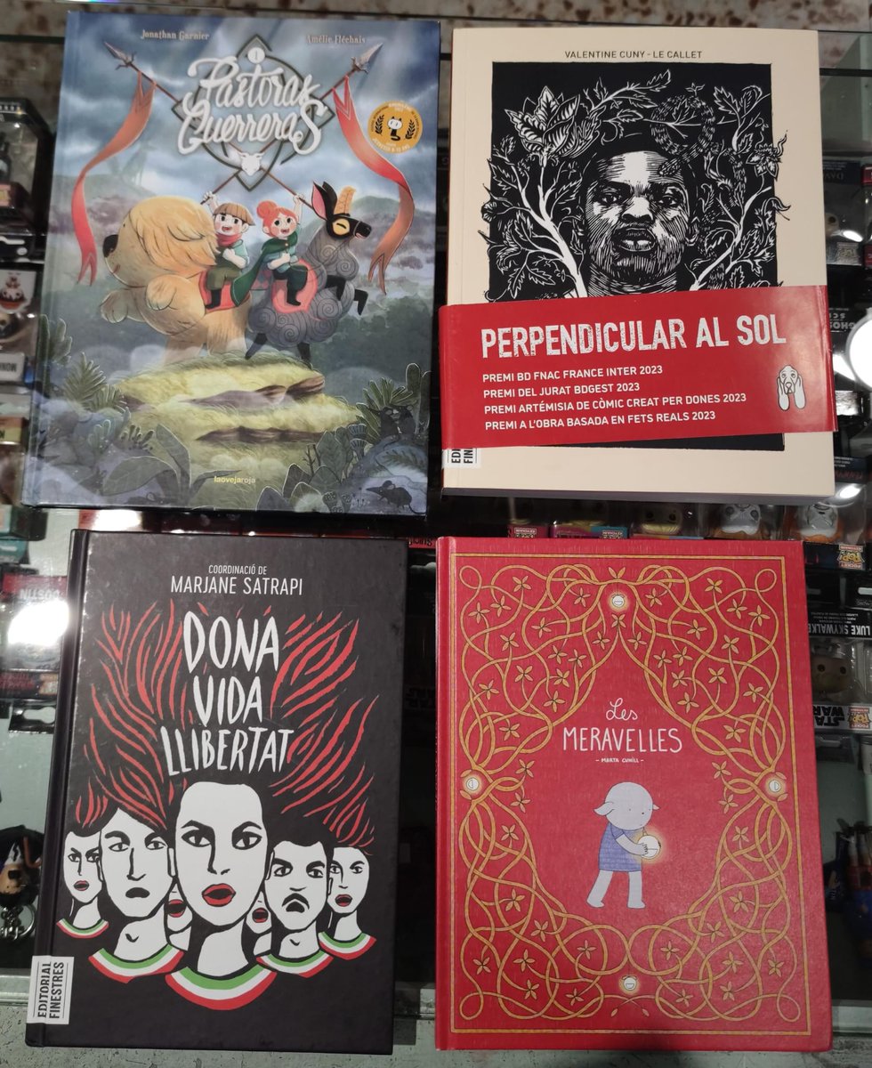 Avui a Ràdio Sabadell hem recomanat tots aquests còmics:

LES MERAVELLES de Marta Cunill, publicat per Bang
PASTORAS GUERRERAS de Garnier i Fléchais, publicat per La Oveja Roja
DONA VIDA LLIBERTAT col·leciu, publicat per Finestres (CAT) i Reservois Book (ESP)
(1/2)