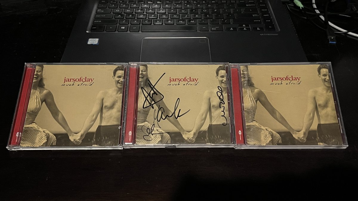 I'm not sure, but somehow I ended up with three standard copies of Much Afraid. I got the copy in the center autographed at Jars 20 event in 2014. Maybe now is a good time to start talking about #Jars30...?