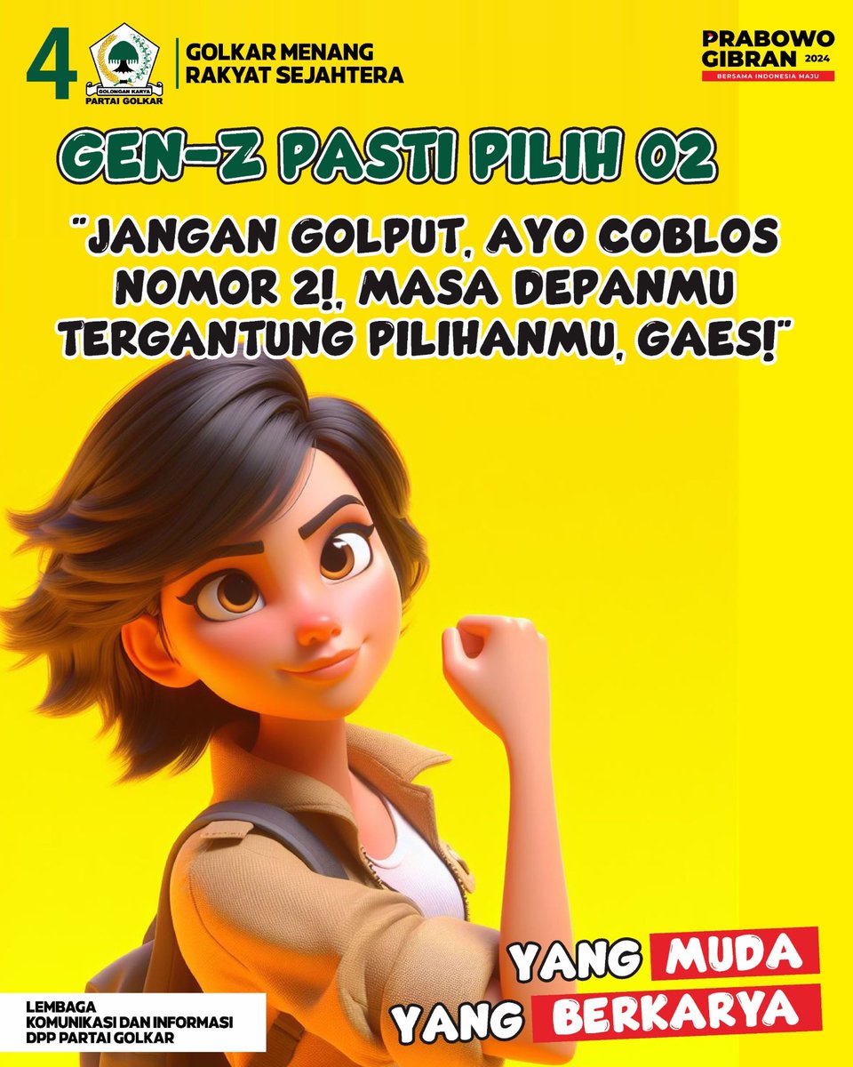 AzimaTemi's tweet photo. @info_beragam @LAtazih @prabowo @prabowogibran02 Top nih, KitAPaKBOWo KitAGIBRAn terus menyampaikan semua baiknya mengelola sumber daya negeri dgn tepat dan berkelanjutan.

@prabowo @prabowogibran02
#YukBikinSeru10FebGBk
SiapSIAP BIRUINJakarta https://t.co/2nFHo26xac