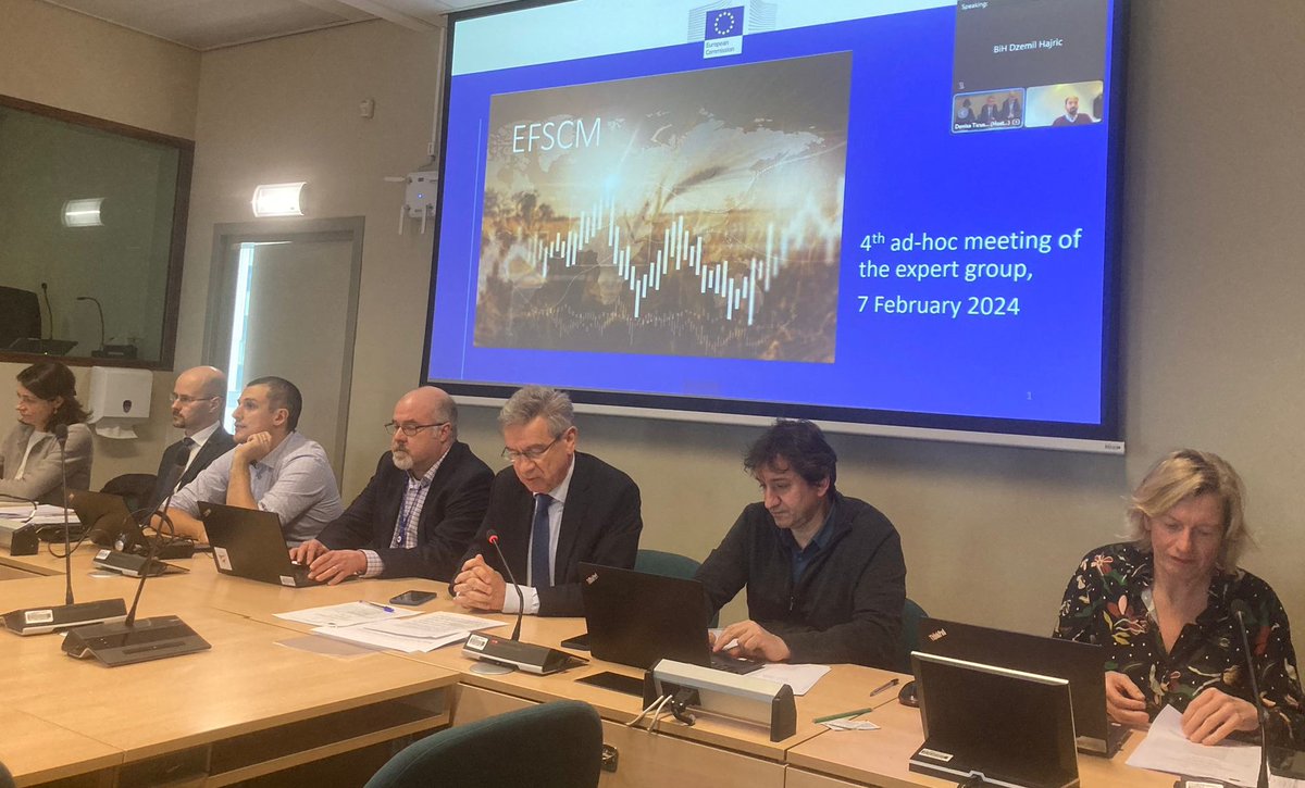 Early assessment of emerging threats to food security is key to crisis preparedness and response. Today we met the #EFSCM (🇪🇺 Food Security Crisis preparedness and response Mechanism) expert group to address potential impacts of trade disruptions in the Red Sea on #foodsecurity