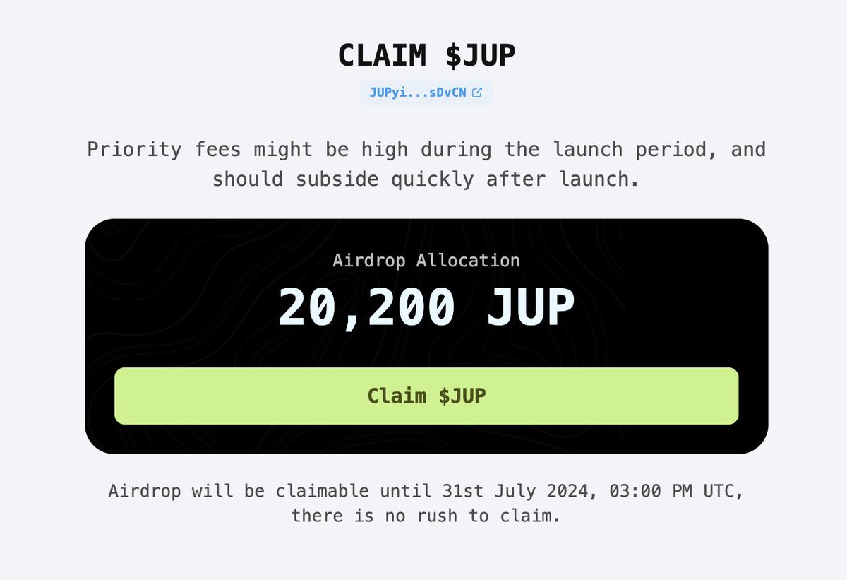 Solana teams support Solana teams. 

Congrats to <a href="/weremeow/">meow (🐱, 🐐)</a> on the successful launch! We'll be giving away 100% of this airdrop.

💛 1000 $JUP just comment to enter
🧧 20,000 $JUP in our upcoming event