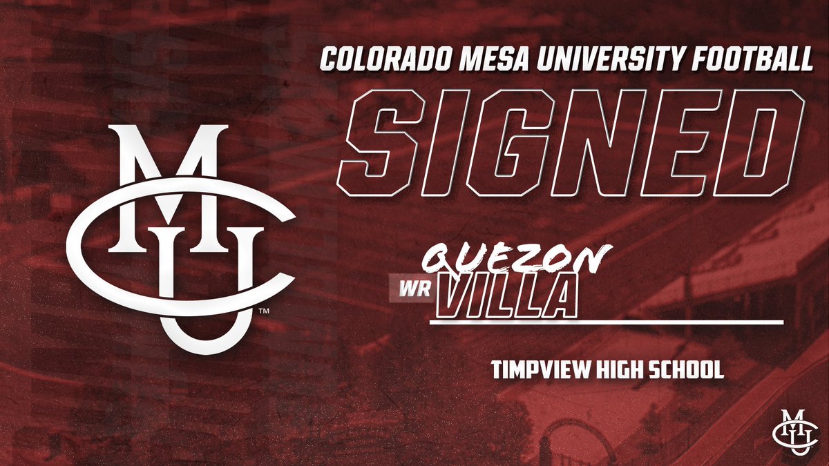 Colorado Mesa Football (@cmumavsfootball) on Twitter photo 𝐖𝐞𝐥𝐜𝐨𝐦𝐞 <a href="/QuezonVilla/">Quezon Villa</a> 𝐭𝐨 𝐭𝐡𝐞 #MavNation
✍️ Quezon Villa
🏈 Wide Receiver
🔄 Timpview High School
📍 Orem, Utah
#NSD24 x #MavUp x #RumbleMavs 𝐖𝐞𝐥𝐜𝐨𝐦𝐞 <a href="/QuezonVilla/">Quezon Villa</a> 𝐭𝐨 𝐭𝐡𝐞 #MavNation
✍️ Quezon Villa
🏈 Wide Receiver
🔄 Timpview High School
📍 Orem, Utah
#NSD24 x #MavUp x #RumbleMavs