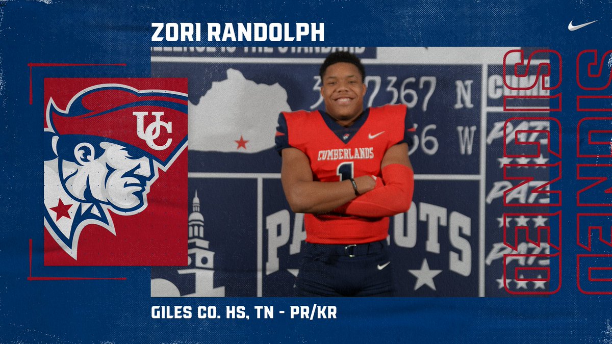 A DANGEROUS man in the return game from The Volunteer State! Welcome to The University of the Cumberlands @XzorionR !!!