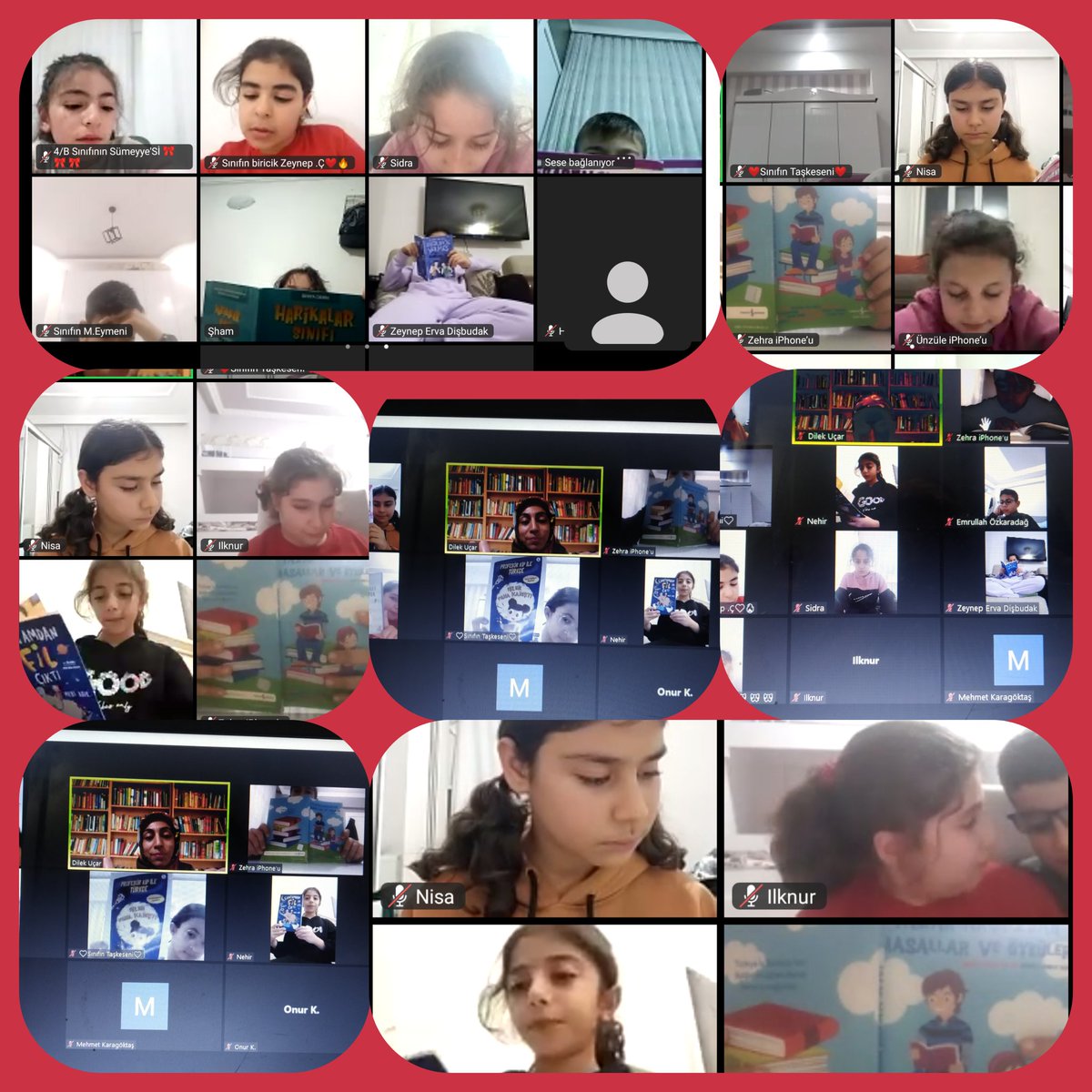 Gaziantep Okuyor Oğuzeli Okuyor Fatih Sultan Mehmet İlkokulu Okuyor 4/B Sınıfı okuyor . Haftalık online okuma saatimiz.
Okuyarak Büyüyoruz ♥️ <a href="/Yusuf__Tekin/">Yusuf Tekin</a> <a href="/kemalcebervali/">Kemal Çeber</a> <a href="/yasintepe/">Yasin TEPE</a> <a href="/ucrrbsrr/">Büşra Uçar</a> <a href="/burhan_yuksel23/">Burhan Yüksel</a> <a href="/Oguzeli_mem/">Oğuzeli İlçe Milli Eğitim Müdürlüğü</a> <a href="/katranci_mehmet/">Mehmet KATRANCI</a> <a href="/FatihOguzeli/">Oğuzeli Fatih Sultan Mehmet İlkokulu</a>