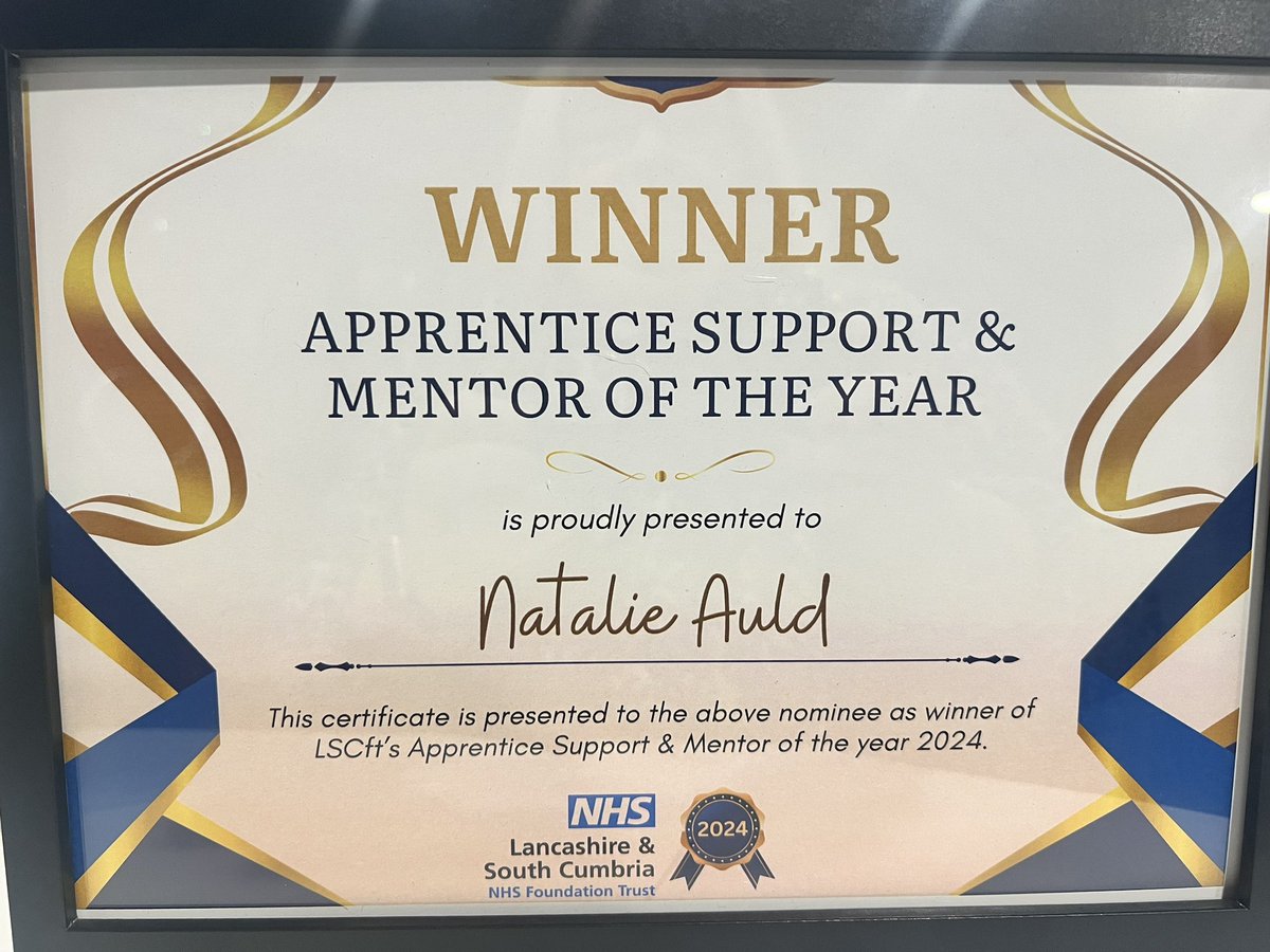Medicines Management_LSCFT (@mmlscft) on Twitter photo Huge congratulations to <a href="/Nat_PharmTech/">Natalie Auld</a> on winning Apprentice Support and Mentor of the Year ๐๐ป๐๐ป Natalie works so hard to support our Pre-Registration Pharmacy Technicians and we think she is fabulous ๐ #NWA2024 <a href="/WeAreLSCFT/">Lancashire & South Cumbria NHS Foundation Trust</a> Huge congratulations to <a href="/Nat_PharmTech/">Natalie Auld</a> on winning Apprentice Support and Mentor of the Year ๐๐ป๐๐ป Natalie works so hard to support our Pre-Registration Pharmacy Technicians and we think she is fabulous ๐ #NWA2024 <a href="/WeAreLSCFT/">Lancashire & South Cumbria NHS Foundation Trust</a>