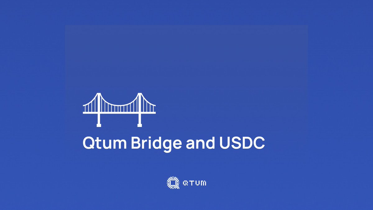 qtum's tweet image. Let&apos;s get into each point of the #Qtum2024Roadmap. 

We will post updates occasionally to let you know our development progress!  👀
 
Qtum Bridge and USDC: There are various Key Points to highlight. 
🔹 We are deploying infrastructure for Web3 utility development.
🔹 We are…
