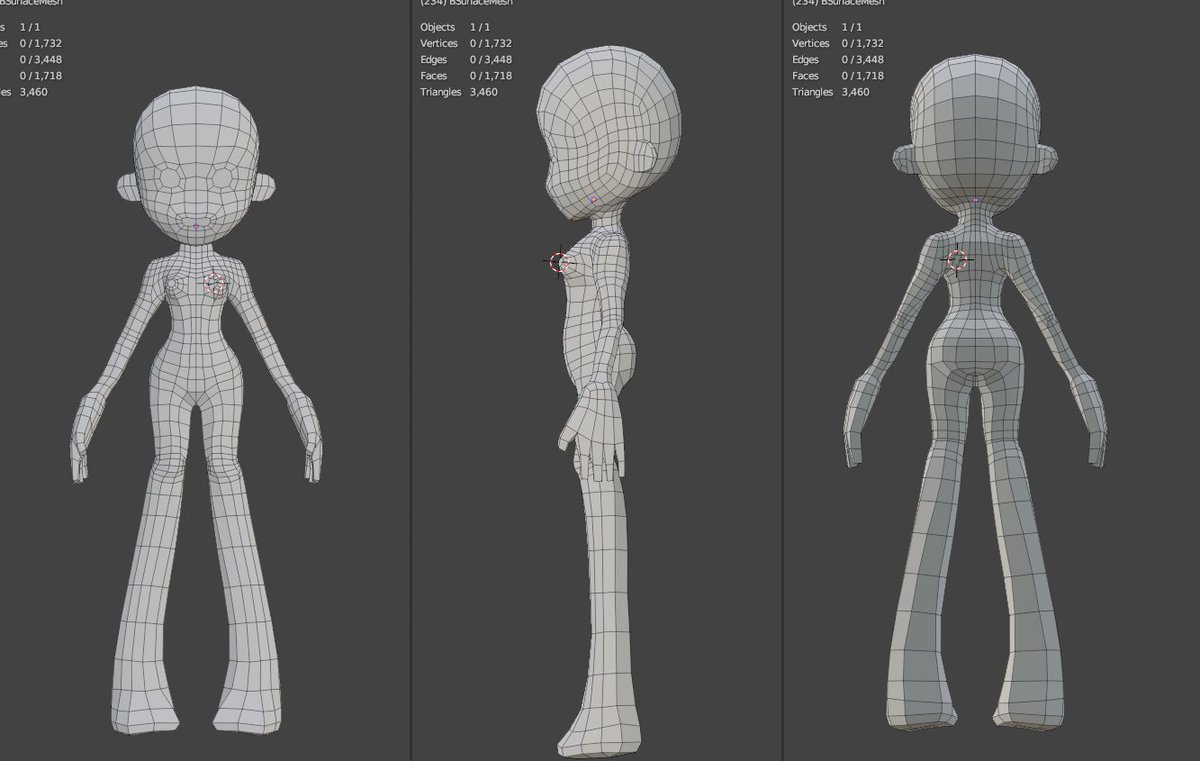 We say goodbye to our beloved dummy to welcome the final character model. We are still working on mesh optimization, but at the moment this is going quite well 🍍
#characterdesign #3DModel #gamedevelopment