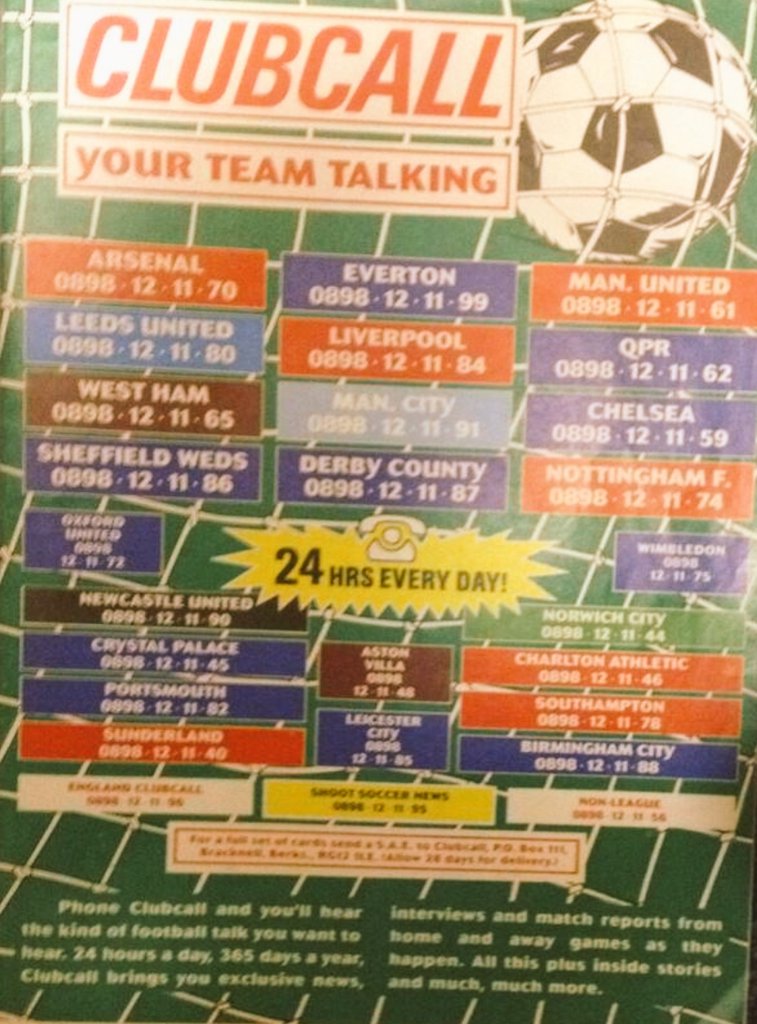 footballmemorys's tweet photo. Clubcall
#Clubcall #Football #Phone https://t.co/hdZD1PxLgy