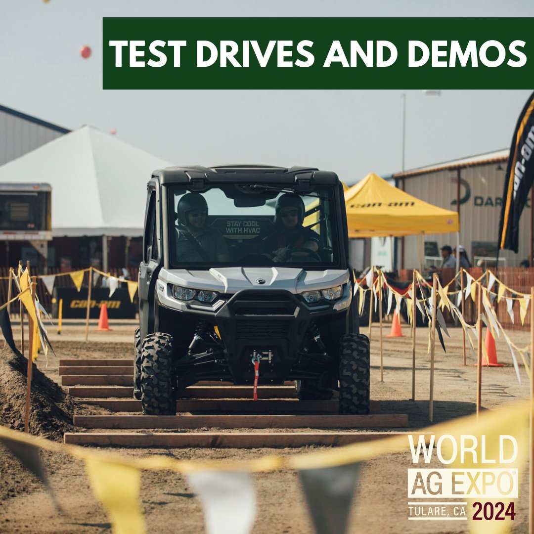 There will be lots of movement on the grounds this year with expanded live demos and new ride and drives! See the full list bit.ly/WAE24Drivesand…. #WAE24