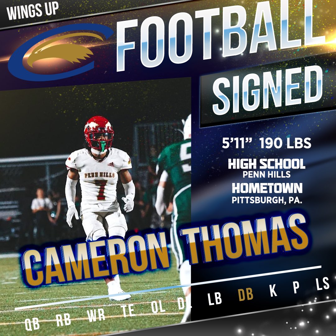 Big time addition on defense 🚫✈️ Welcome home, @CamThomas_26 #WingsUp | #NSD24