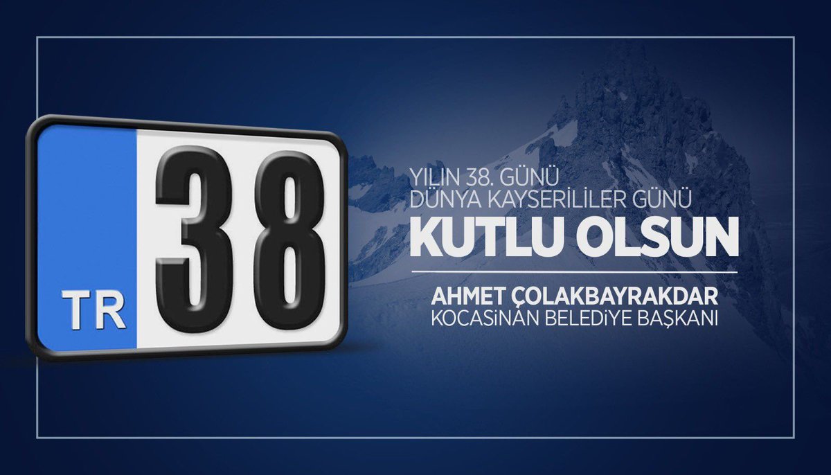 ahmetclkbyrkdr's tweet photo. Tüm hemşehrilerimizin #DünyaKayserililerGünü kutlu olsun ☺️

#KayserililerGünü #Kayseri https://t.co/V5sa8gLIYW