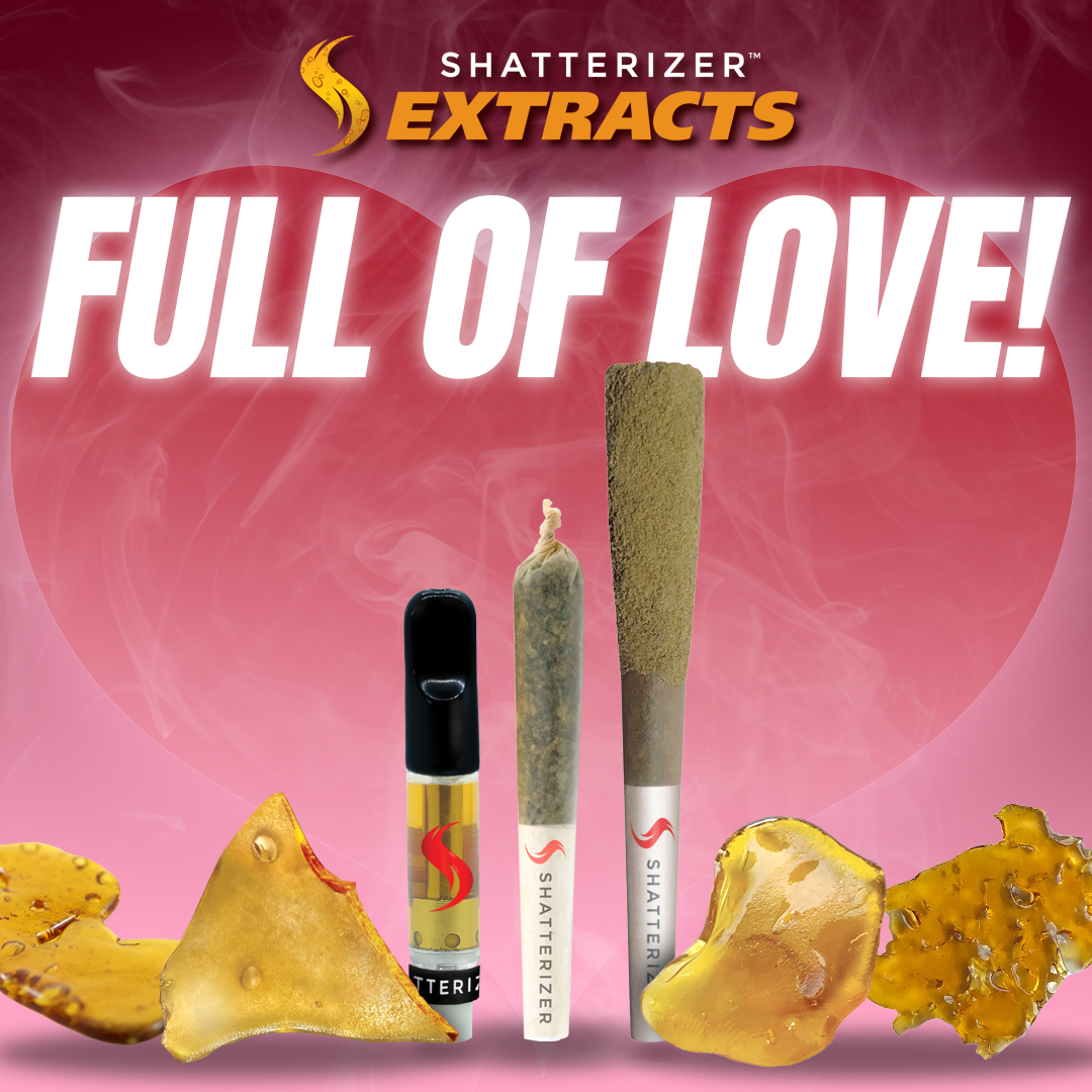 We’re Full of LOVE #Shatterizer Family for Valentine’s Day: bit.ly/LoveExtracts And #PerfectClouds …