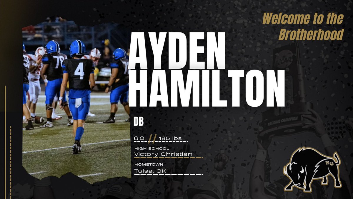 Ayden Hamilton is now a Harding Bison!